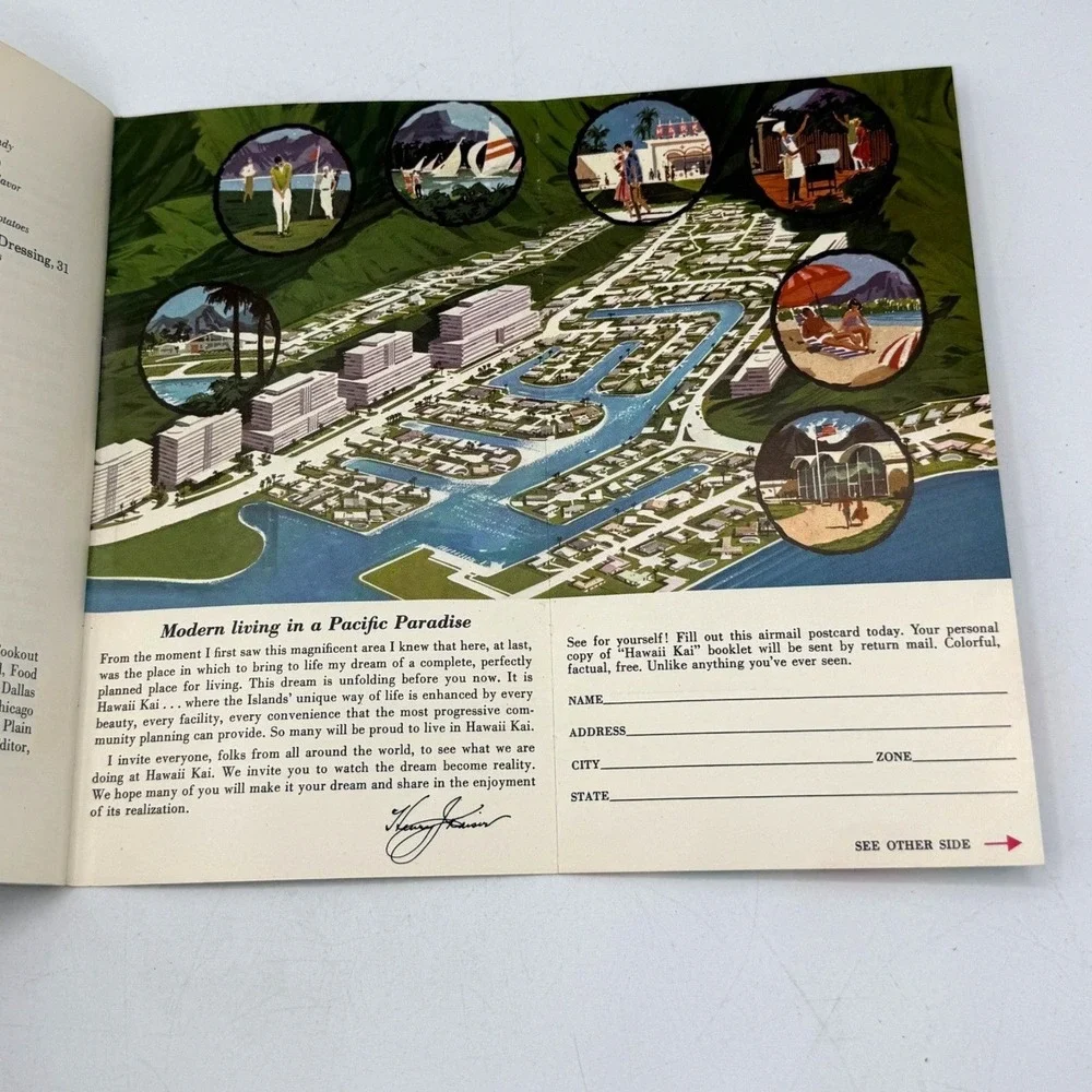 Kaiser Aluminum Prize Cookout Recipes Booklet 1962 Vtg BBQ Grilling $50,000